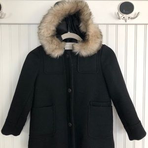 Girls Zara wool coat